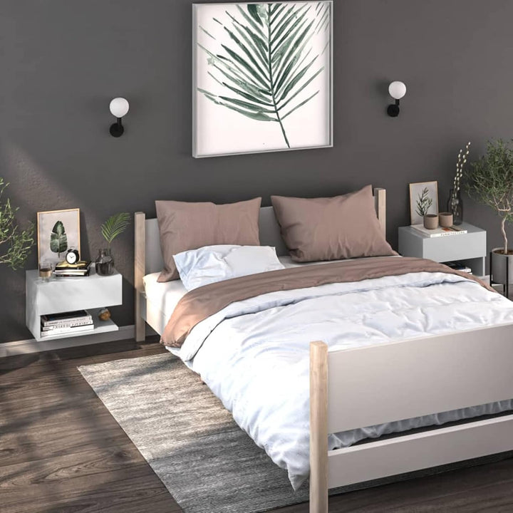 Tidyard Wand Nachttisch Nachtschrank Hängend Nachtkonsole Nachtkommode Schlafzimmer Wandschrank Komm