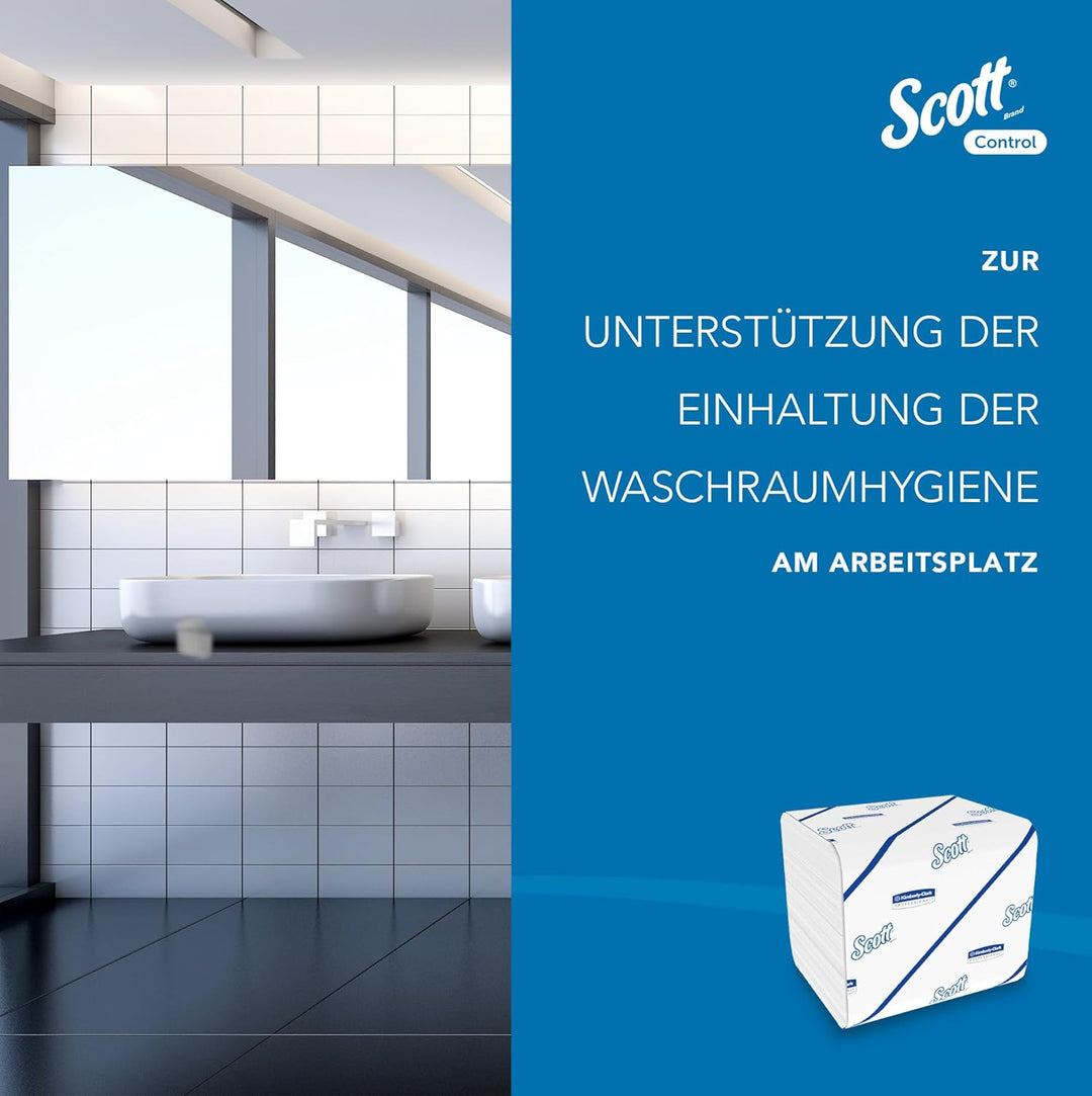 Scott Control Einzelblatt-Toilettenpapier 8508 – 2-lagiges Toilettenpapier – 36 Packungen x 250 Blat
