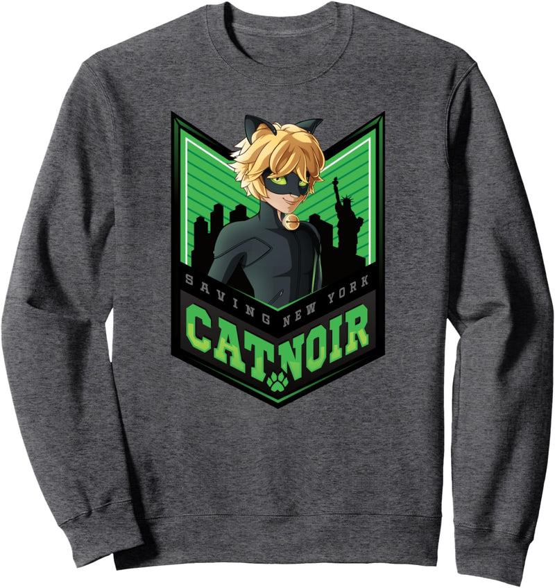 Miraculous Cat Noir New York Anstecker Sweatshirt