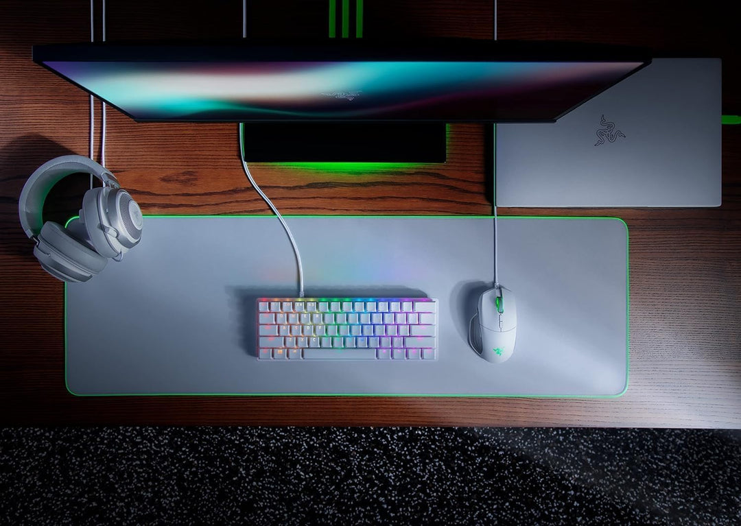 Razer Goliathus Extended Chroma Mercury - Extra grosse weiche XXL Gaming Maus-Matte mit RGB Beleucht