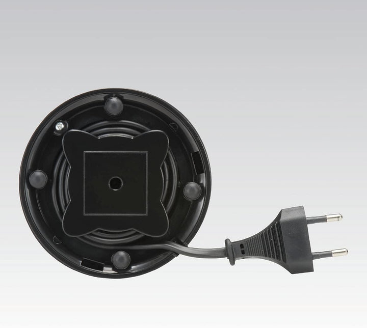 Cloer 7579 Elektrische Kaffeemühle, 150 W, für bis zu 50 g Kaffeebohnen, mattiertes Edelstahlgehäuse