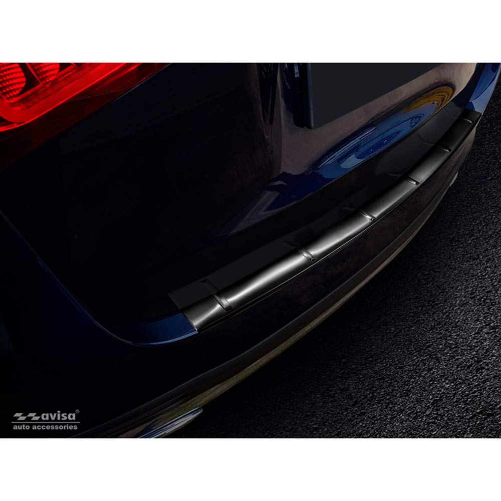 Avisa Schwarz Edelstahl Heckstossstangenschutz kompatibel mit Mercedes GLE II W167 2019- incl. 53 AM