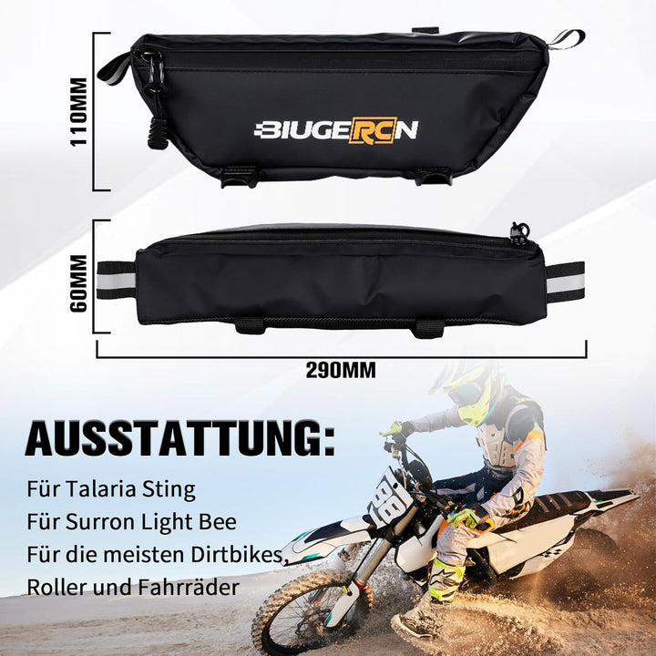 Lenkertasche Motorrad Tasche Dirt Bike Werkzeugtasche Wasserdicht Aufbewahrungstaschen Universal für