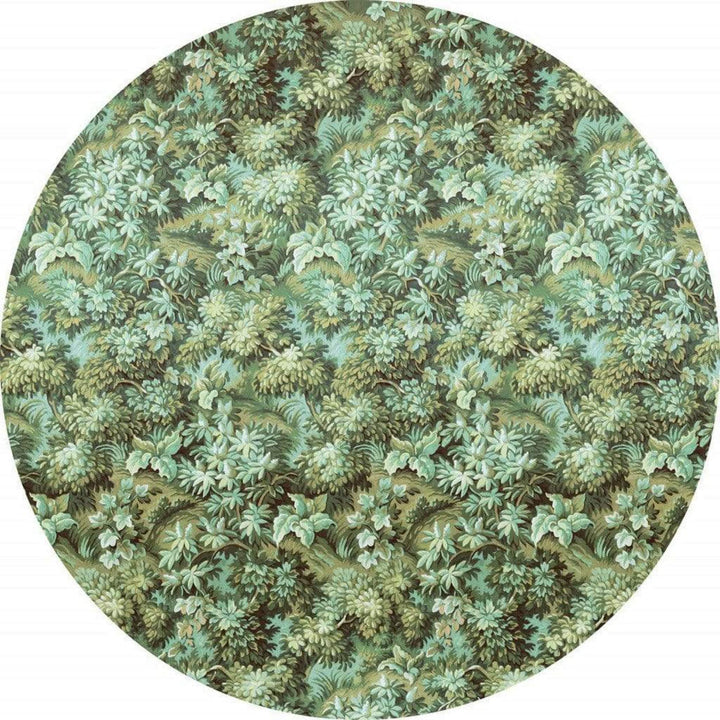 Komar DOT runde und selbstklebende Vlies Fototapete Greenery - Ø Durchmesser 125 cm - 1 Stück - Tape