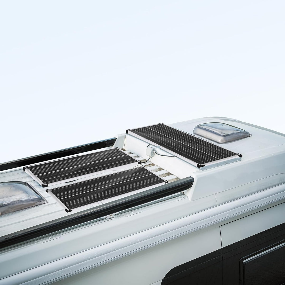 Nicesolar 100W Solarpanel Solarmodul Bifazial monokristallines Photovoltaik Solarzelle 100 Watt PV M