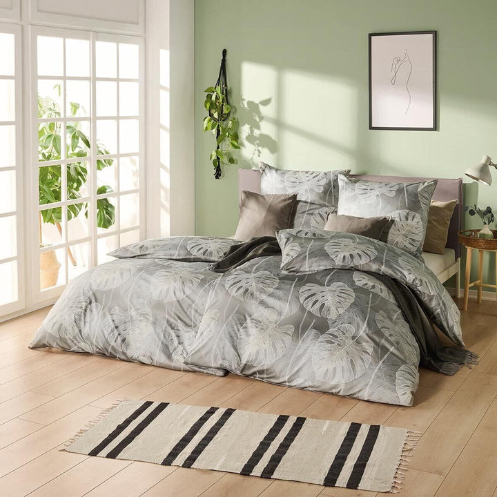 ESTELLA Mako Interlock Jersey Bettwäsche Delicia beige 1 Bettbezug 135 x 200 cm + 1 Kissenbezug 80 x
