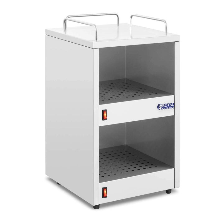Royal Catering RC-CW001 Tassenwärmer für bis zu 72 Tassen 2 Ablageflächen 55 °C Kaffeetassenwärmer T