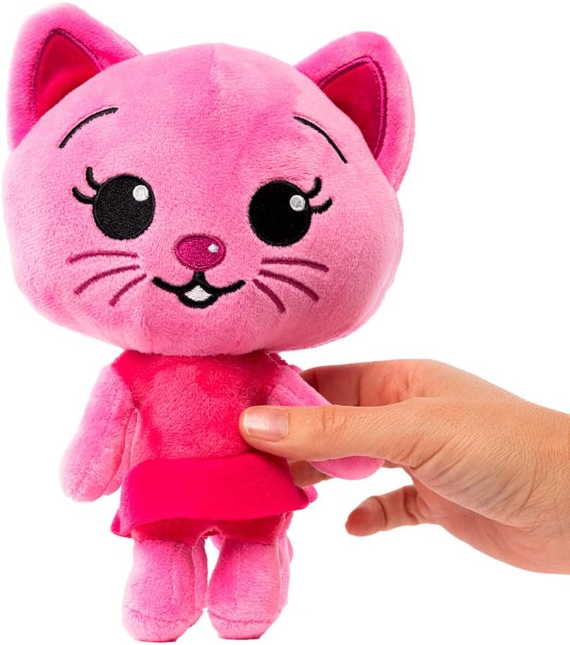 BANDAI - Der Clown Plim Plim Plüschtier MEI Li, 20 cm, Mehrfarbig, Modell PL85022, Spielzeug mit Spr