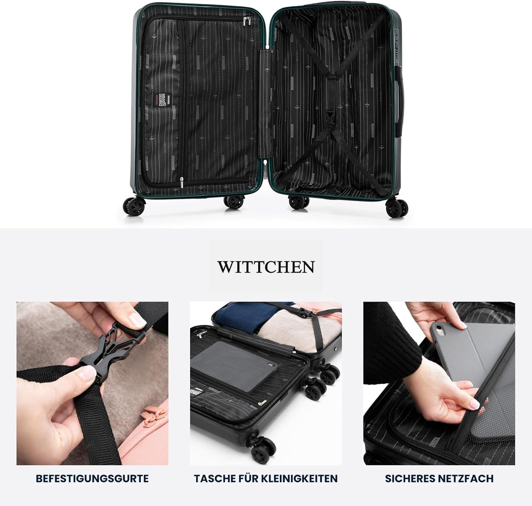 WITTCHEN Skyspeed Line Reisegepäck Medium Koffer Hartschalenkoffer ABS Rollkoffer Trolley Mittlerer