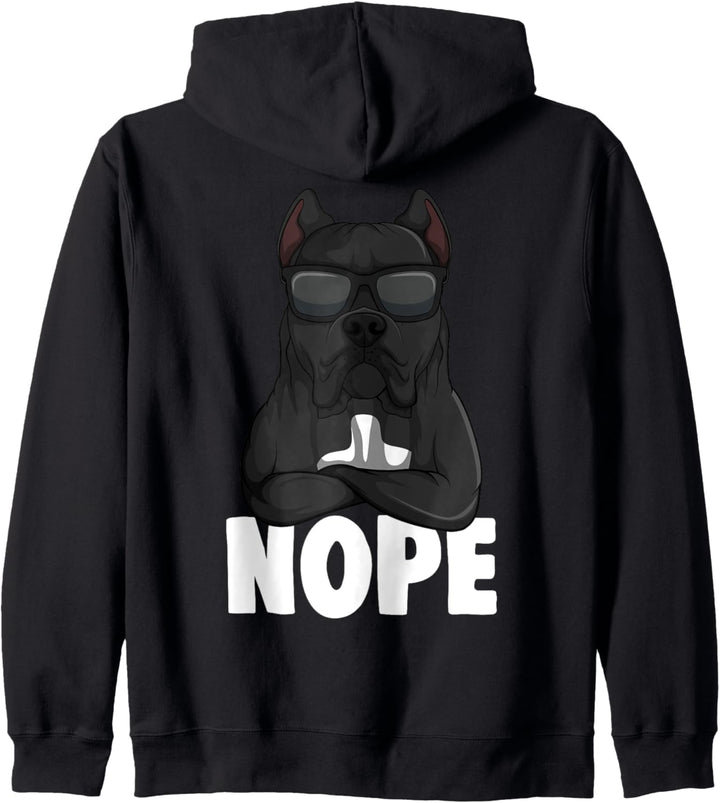 Cane Corso Hunde Frauchen Herrchen Kapuzenjacke