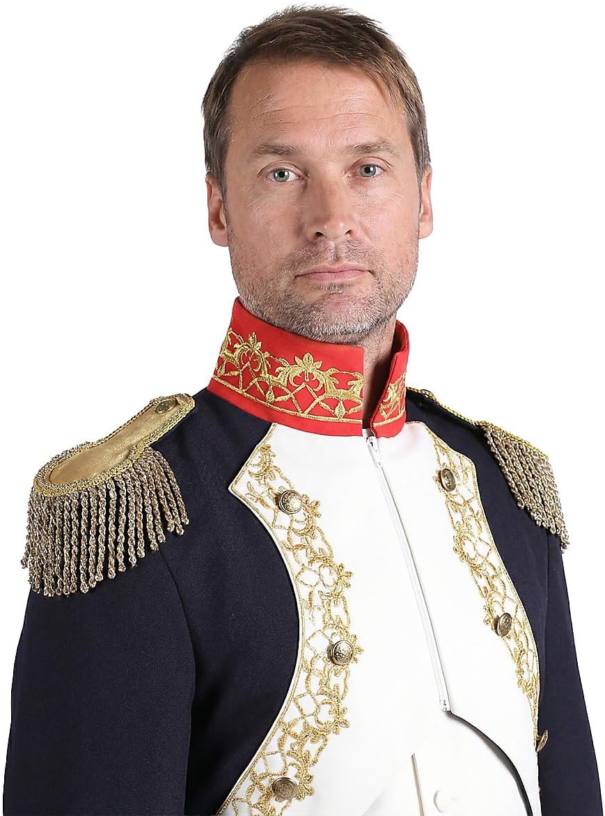 Thetru Kostüm General Napoleon Uniform Französischer Kaiser Fasching (XXL), XXL