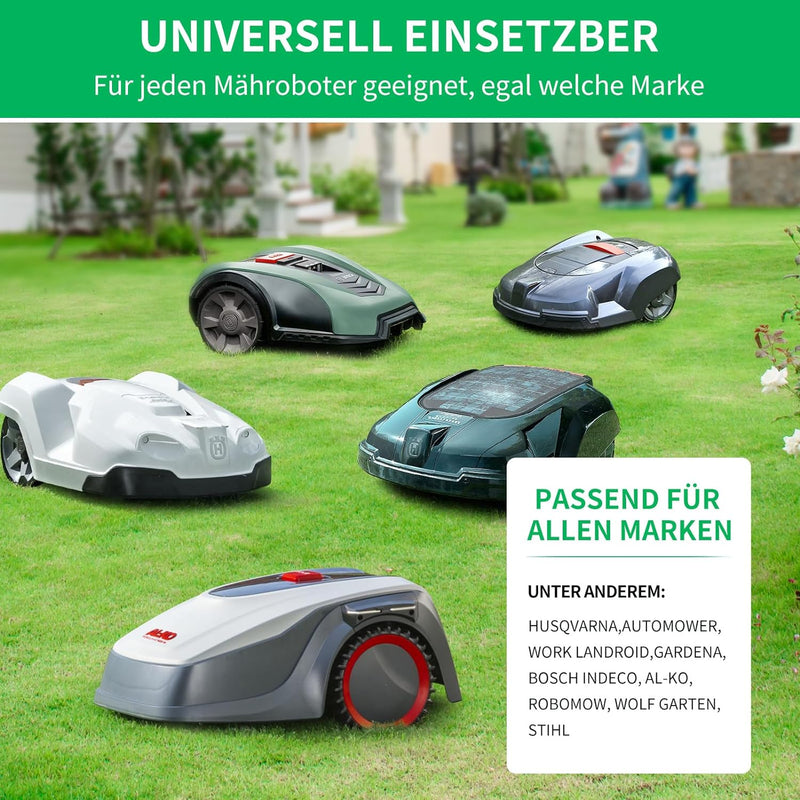 100M Universal Begrenzungskabel für Mähroboter + 300 Erdspiess + 10 Klemmenblöcke, HAUSPROFI Begrenz