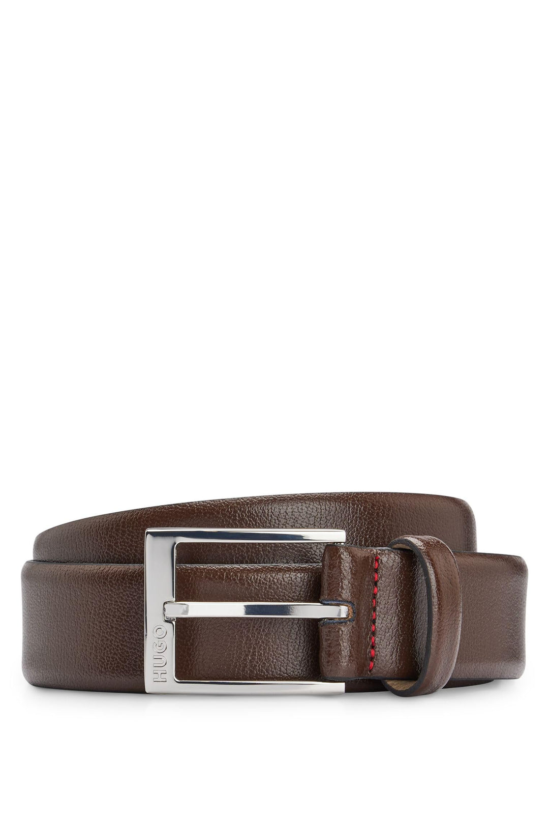 HUGO Herren Gürtel 80 Braun (Dunkelbraun 202), 80 Braun (Dunkelbraun 202)