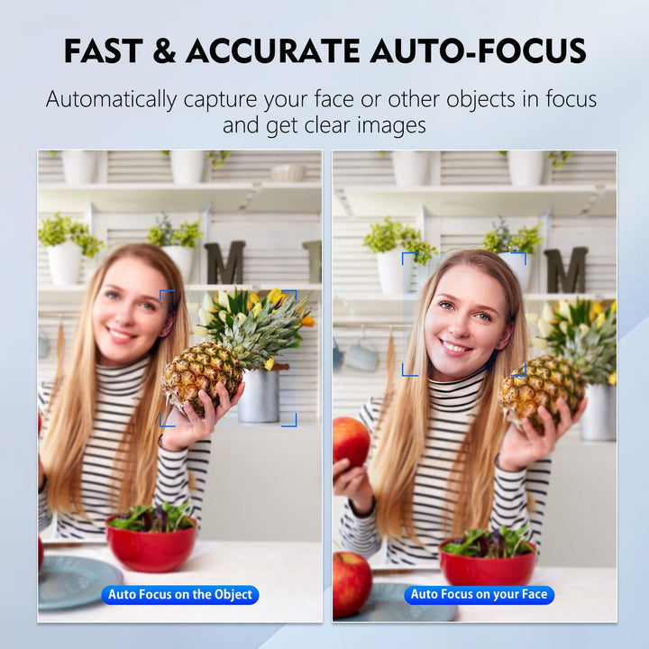 TOALLIN 2K QHD-Webcam mit Windows Hello, Gesichtserkennungs-Webcam, 5 Millionen Pixel, Computerkamer