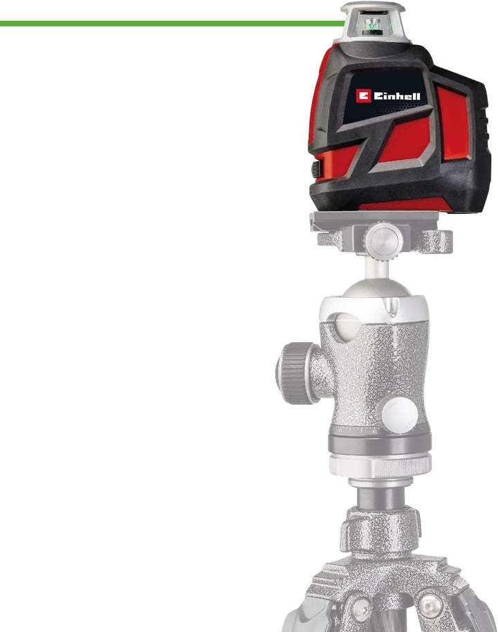 Einhell Kreuzlinienlaser TE-LL 360 G (selbstnivellierend, horizontale/vertikale grüne Laserlinien, d
