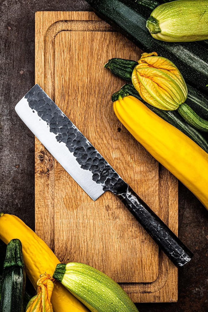 Forged Brute Hackmesser 17cm, handgefertigt, in Holzkiste