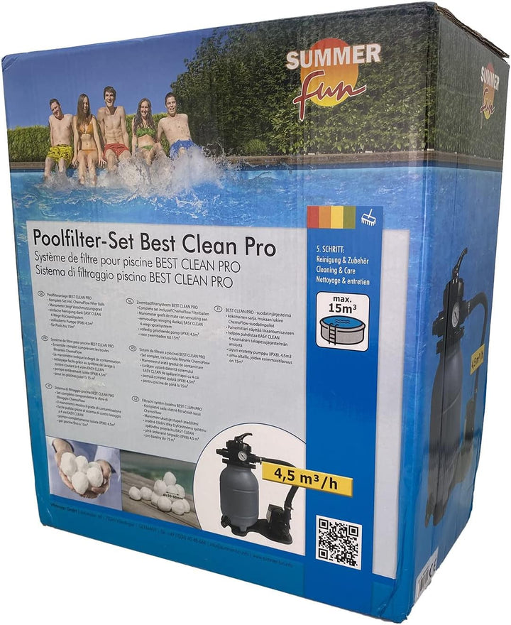 Summer Fun Poolfilter-Set BestClean Pro