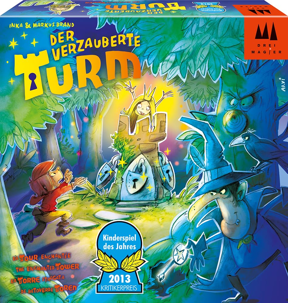 Schmidt Spiele 40867 Der verzauberte Turm, Drei Magier Kinderspiel des Jahres 2013