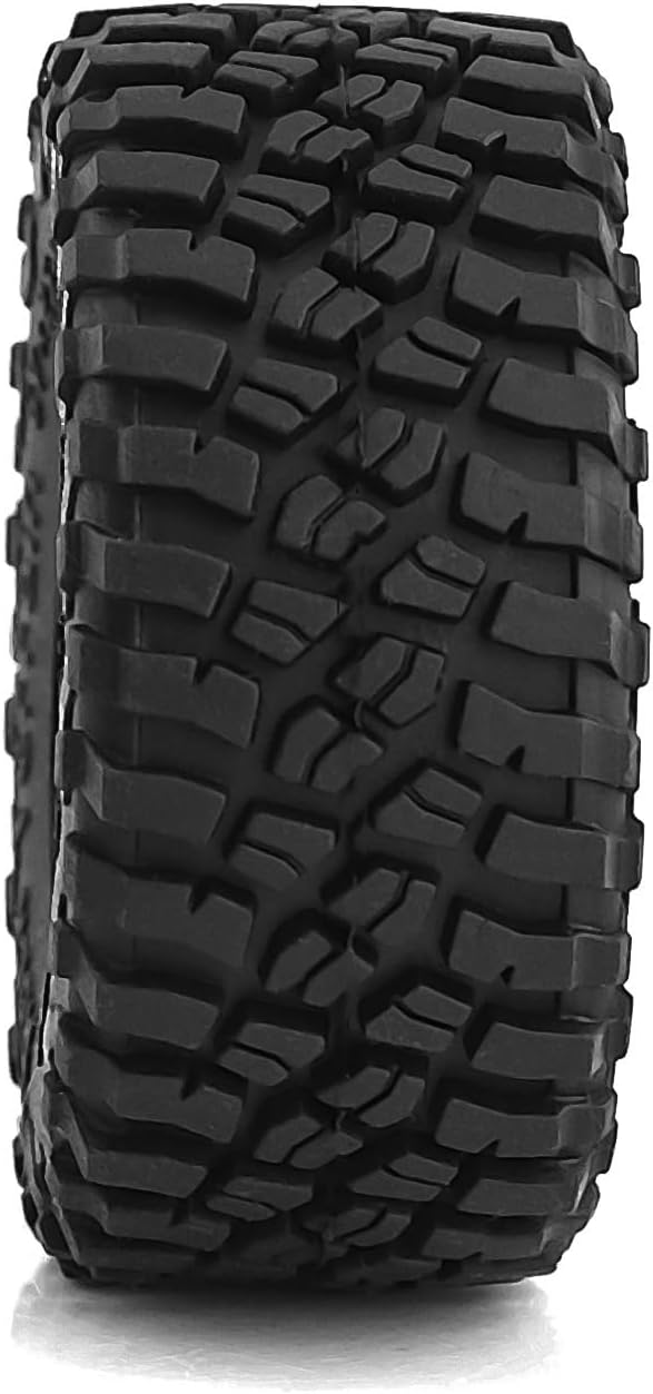 KEEDA 57mm RC Reifen und Räder, 1,0 Zoll Micro Beadlock Felge für 1/18 TRX4M 1/24 RC Crawler Car Axi