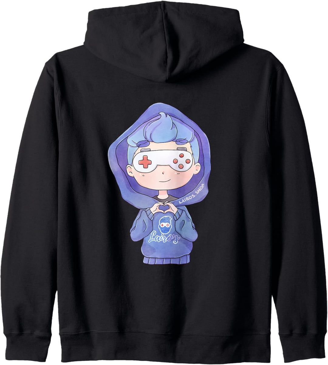 Liebe Freude Harmonie Optimismus mit Lairo von lairos.shop Kapuzenjacke