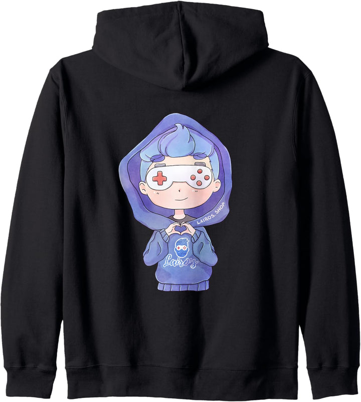 Liebe Freude Harmonie Optimismus mit Lairo von lairos.shop Kapuzenjacke