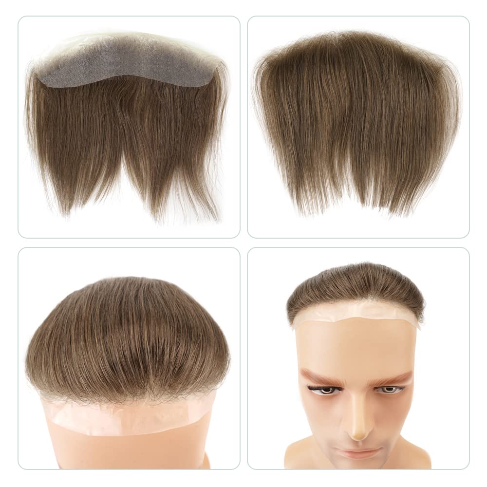 Lordhair Toupet Herren,100% Europäisches Echthaar Herren Toupet Echthaar,V-LOOP Skin Toupet Herren,T
