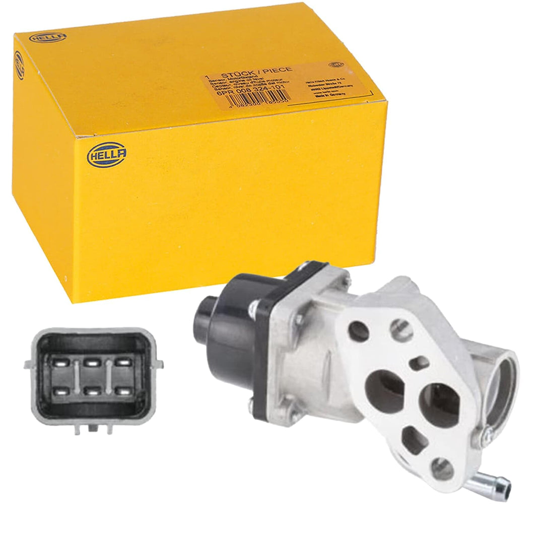 HELLA 6NU 010 171-001 AGR-Ventil - 12V - elektrisch - 6-polig - ohne Dichtung
