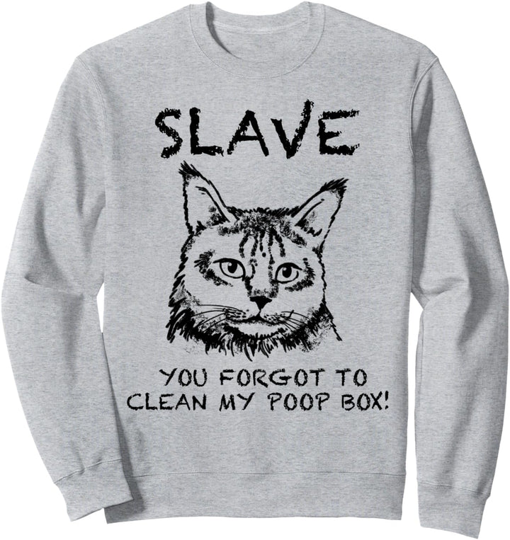 Maine Coon Katze Zitat Hand gezeichnete Kunst Sweatshirt