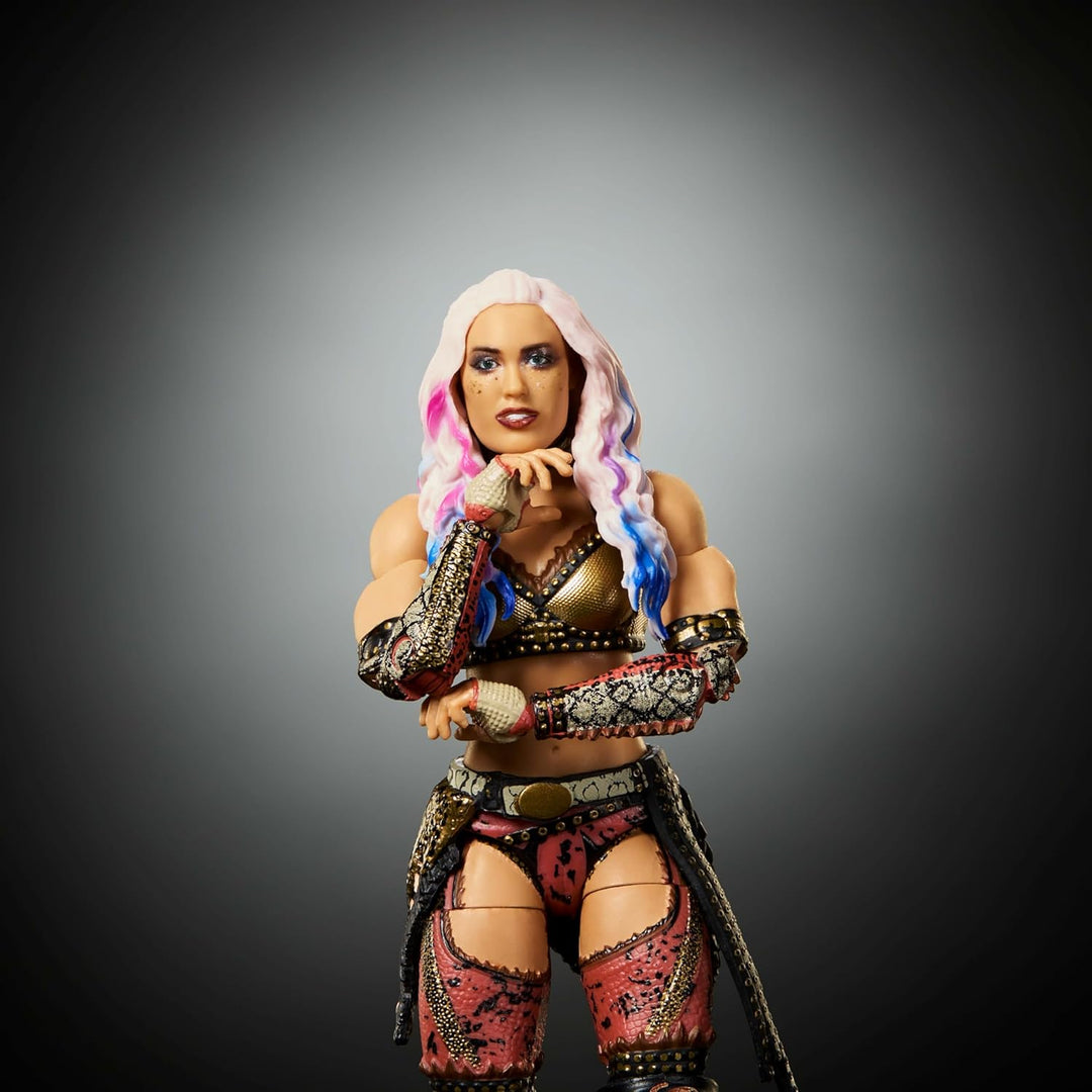 Mattel WWE Elite Actionfigur & Zubehör, Serie #125 Set, 15,2 cm grosses Sammlerstück Giulia mit 25 G
