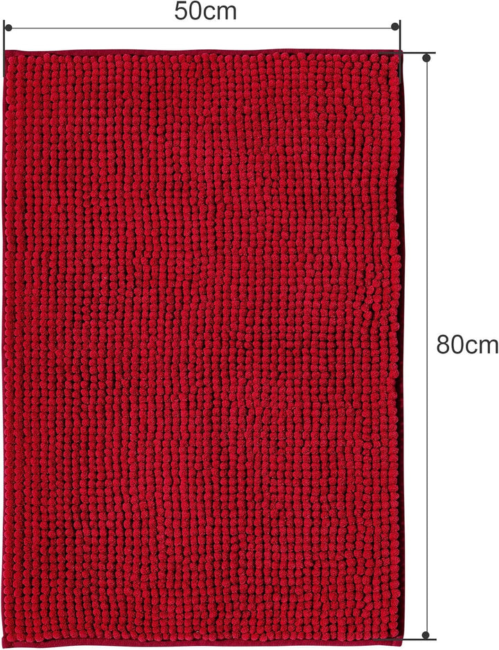 Decomira Badematte rutschfest | Als Badteppich Set kombinierbar | Badezimmer-Teppich Bad-Vorleger wa