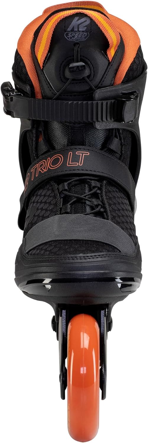 K2 Herren Trio Lt 100 M Inline Skates EU: 44.5 (UK: 10 / US: 11) black - orange, EU: 44.5 (UK: 10 /