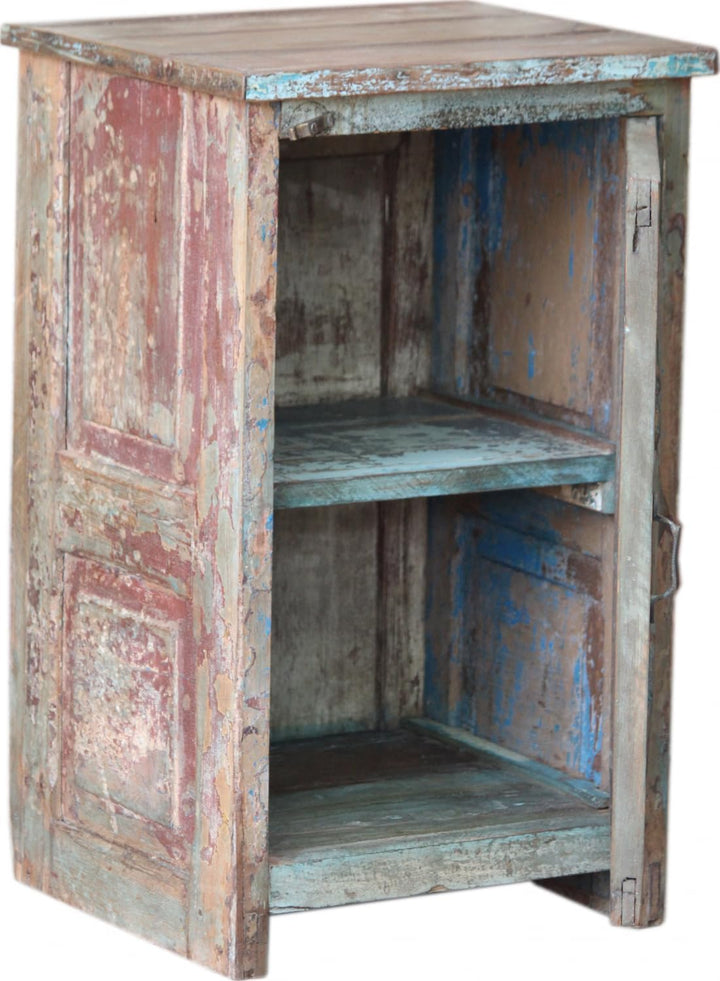 GURU SHOP Vintage Beistellschrank, Kommode, Nachttischschrank, Flurschrank - Modell S7, 61x41x37 cm