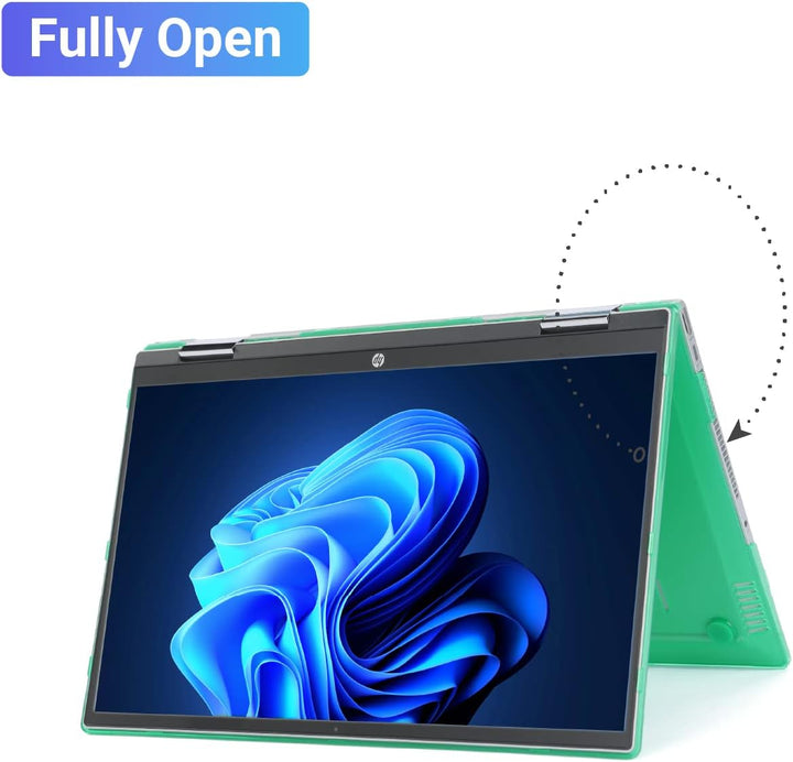 mCover Hartschalen-Schutzhülle, nur kompatibel mit HP Pavilion x360 15-ERxxxxxx Serie 2021 - 2022, 1