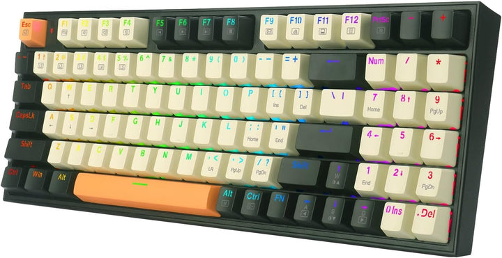 Redragon Mechanische Gaming-Tastatur, kabelgebundene mechanische Tastatur mit RGB-Hintergrundbeleuch
