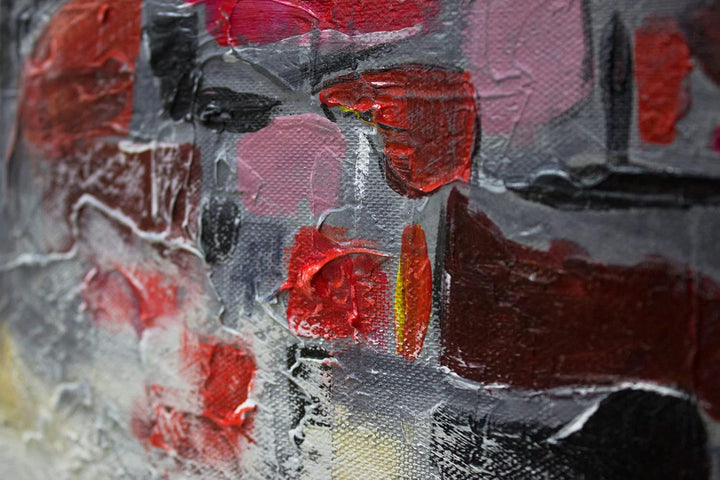 YS Handgemalte acrylbilder Abstraktion VII | Acryl abstrakt bild für wohndecor Art Acrylbilder auf l