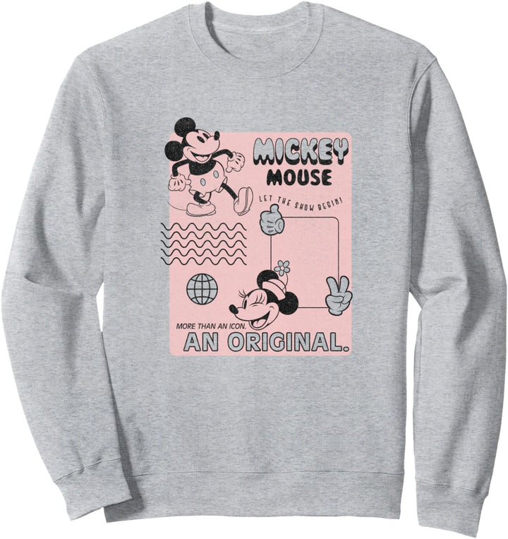 Disney Mickey And Friends Mickey Mouse An Original Poster Sweatshirt