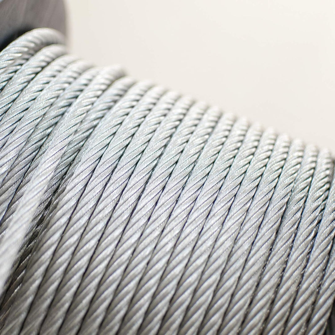 Seiletech.de STAHLSEIL | 3mm | 50m | Edelstahl INOX | 7x7 mittelweich | Drahtseil für Rankhilfe Rost
