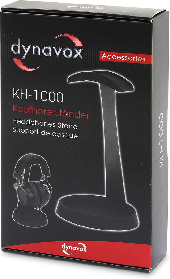 Dynavox Kopfhörerständer KH-1000, Universal Halter mit Metallkorpus für Gaming-Headsets und Over-Ear