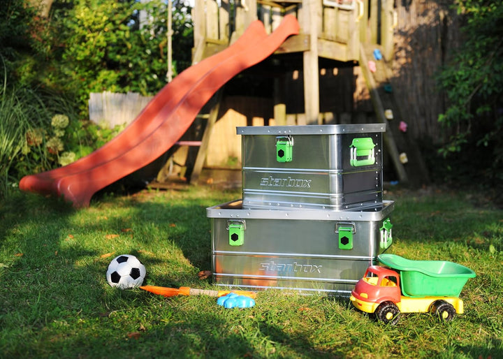 ALUTEC Aluminiumbox Starbox 50 (Inhalt 50 l, Innenmasse (LxBxH) 585 x 390 x 270 mm, staub-/spritzwas