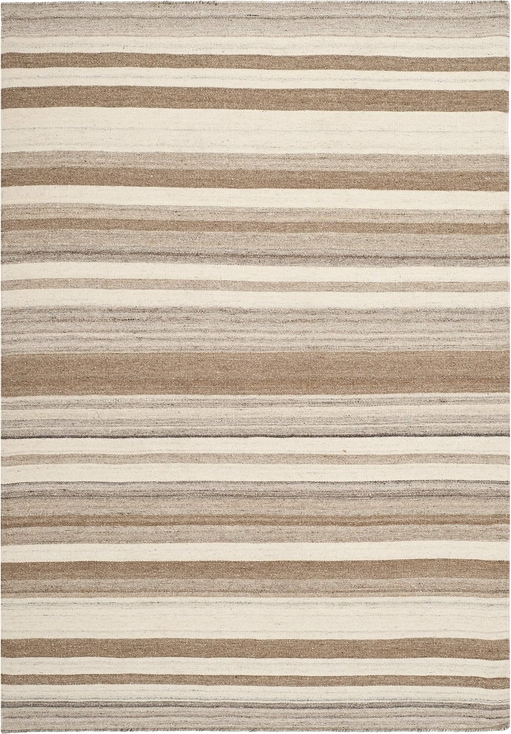 SAFAVIEH Zeitgenössische Teppich für Wohnzimmer, Esszimmer, Schlafzimmer - Dhurrie Collection, Kurze
