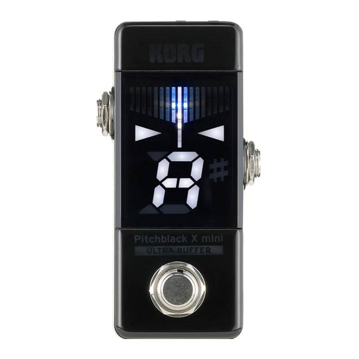 Korg - PB-X-MINI Pitchblack X Series - Chromatic Guitar/Bass Pedal Mini Tuner - Black, PB-X-MINI