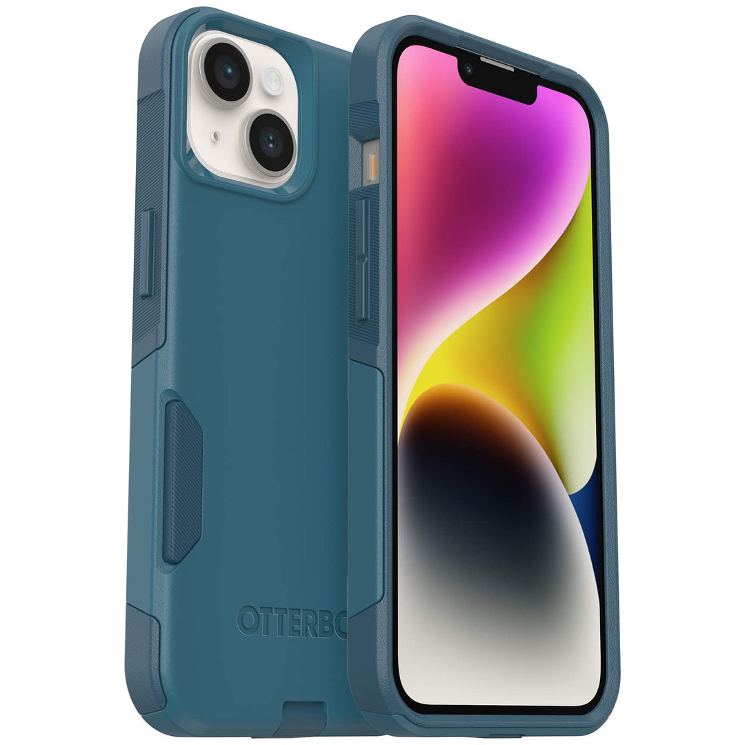 OtterBox Commuter-Serie für iPhone 14 & iPhone 13, Polycarbonat, kabelloses Laden, Blau Pendler-Seri