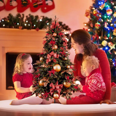 Herefun Weihnachtsbaumdecke, Plüsch Weihnachtsbaum Röcke, Christbaumständer Teppich, Partydekoration