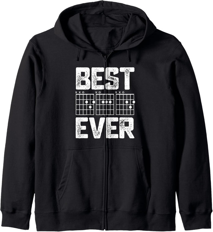 Best Guitarist Dad Guitar Chords Ever Vintage Grunge Funny Kapuzenjacke