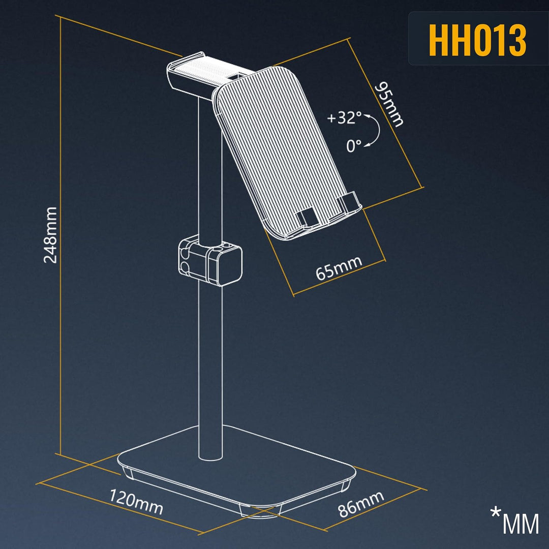 RICOO Headset Handy Halterung Kopfhörer Schreibtisch Ständer Kopfhörerständer Handyständer HH013 Stu