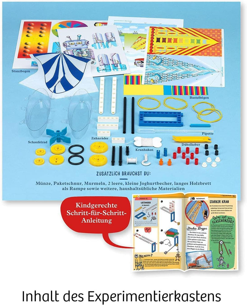 KOSMOS 602291 Mein erster Experimentierkasten Technik - ganz einfach, Spielerische Experimente für k