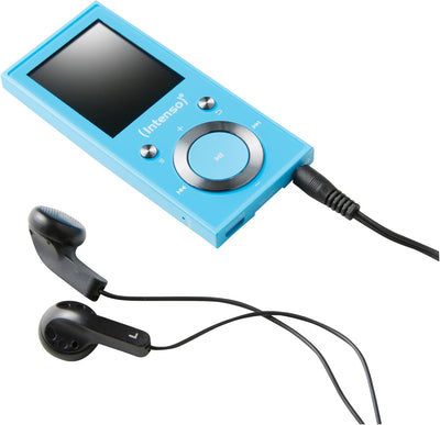 Intenso MP3 Player Video Scooter 1,8 Zoll Bluetooth blau blau 16GB Single, blau 16GB Single