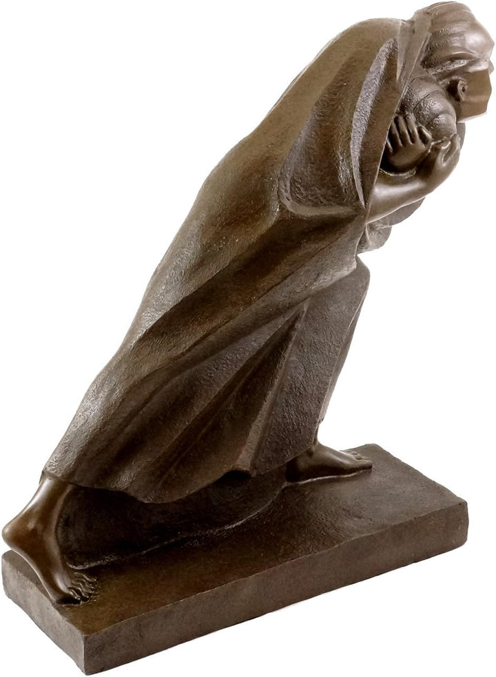 Der Flüchtling (1920) - Ernst Barlach Skulptur Kaufen - Deutscher Expressionismus - Bronzefigur - Wo