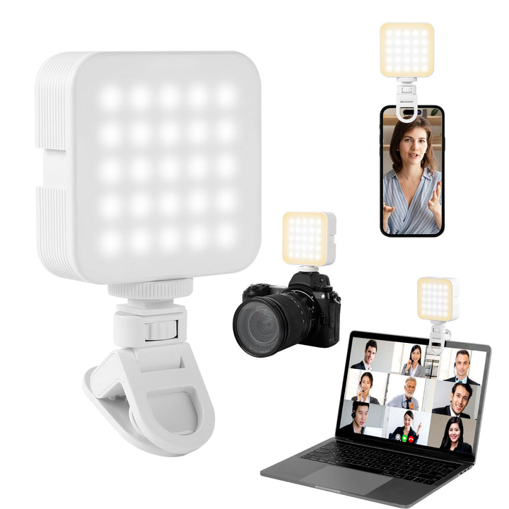 Romon Video Licht RGB, Selfie Licht 97 LED Videolicht, 3000K-6500K mit Inbegriffen Cold Shoe, CRI 95