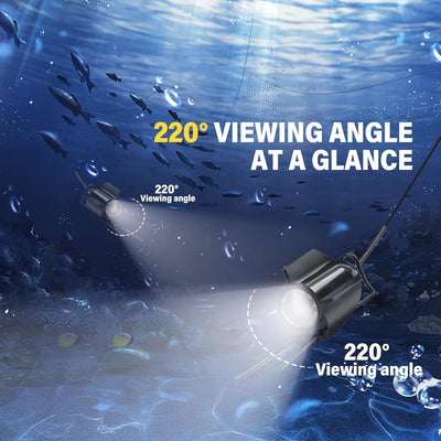 Deeper Fishfinder, Unterwasserkamera Angeln, Weitwinkel-Infrarot-Nachtsicht, Host IP65 wasserdicht,